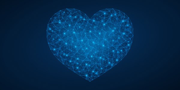 Heart symbol charity kindness love abstract