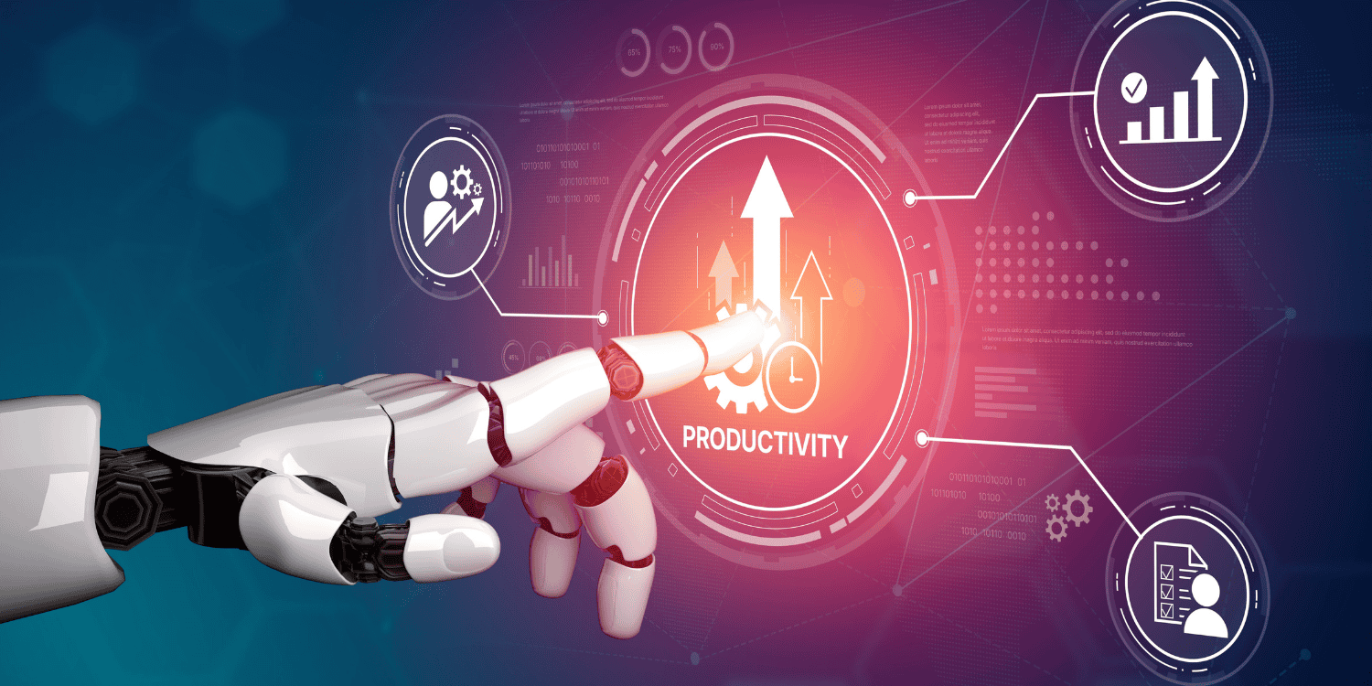 AI boosts workplace productivity with smart tracking tools, workflow optimization, and digital assistants that streamline business operations and enhance efficiency. Artificial intelligence spline